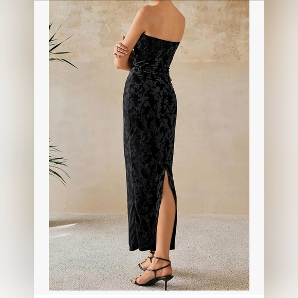 Wedding Guest/Cocktail Bodycon Maxi Dress #1031 - Picture 8 of 11